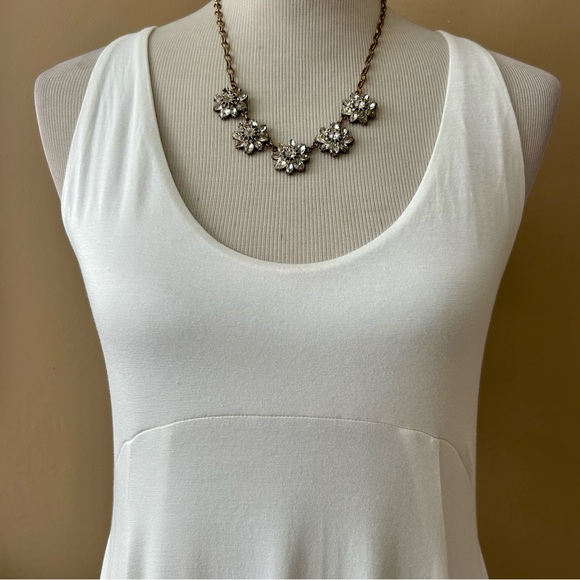 Free People FP Beach Feliz Maxi Dress Slits White Size Medium M NWT - Picture 8 of 11